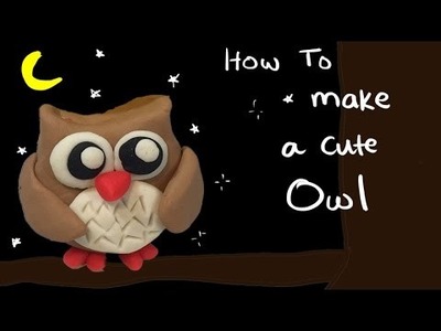 Play-Doh:How to make a cute owl : DIY for deco & Kids