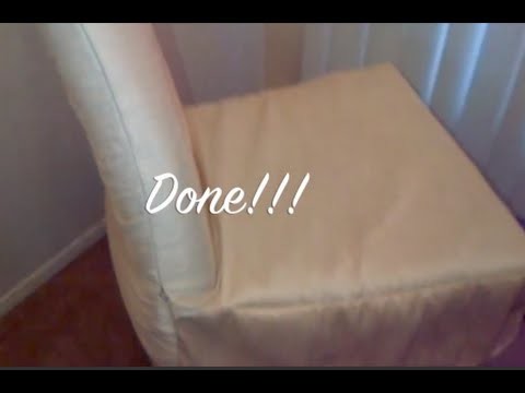 DIY Chair Cover Simple,Quick and Easy