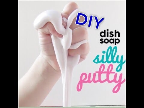 DIY dish soap silly putty