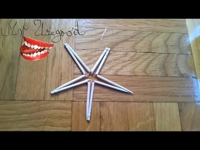 DIY for kids Amazing Magic trick - The Toothpick Star Trick