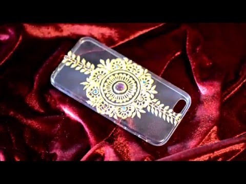 DIY HENNA PHONE CASE TUTORIAL - LAL HATHELI