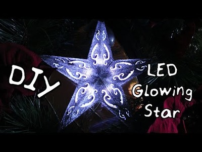 DIY LED Glowing Star! Great for decor! #DIYwithJhoy