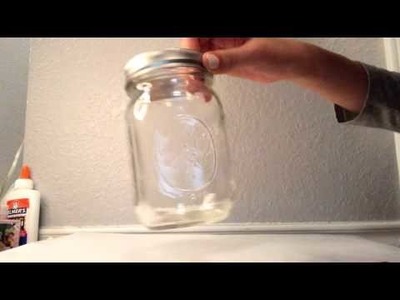 DIY MASON JAR GLITTER