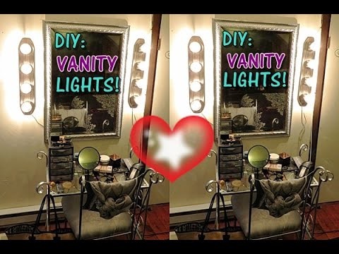 DIY: VANITY LiGHTS(SIMPLE AND EASY)