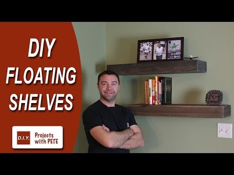How to Make Floating Shelves - DIY Wood Floating Shelves