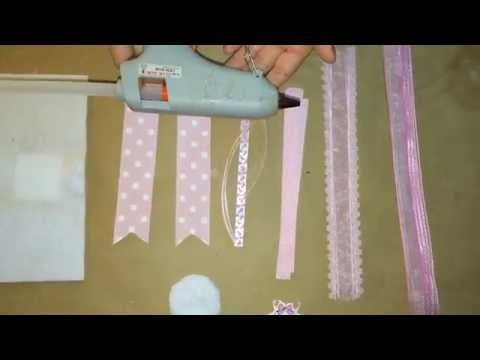 Pink Baby Shower Corsage DIY ( Do It Yourself)