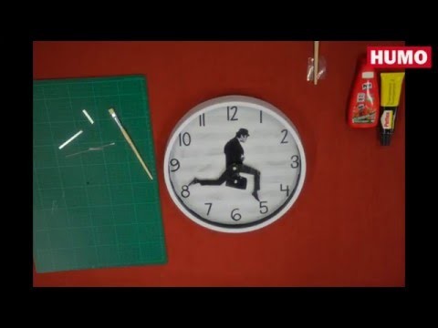 Tutorial: DIY Monthy Python's Silly Walks clock [how to]
