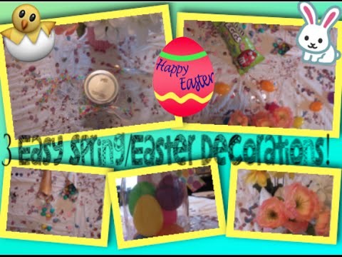 3 Easy DIY's For Easter.Spring Decorations!