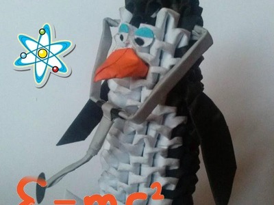 3D ORIGAMI KOWALSKI TUTORIAL PENGUINS OF MADAGASCAR COLLECTION
