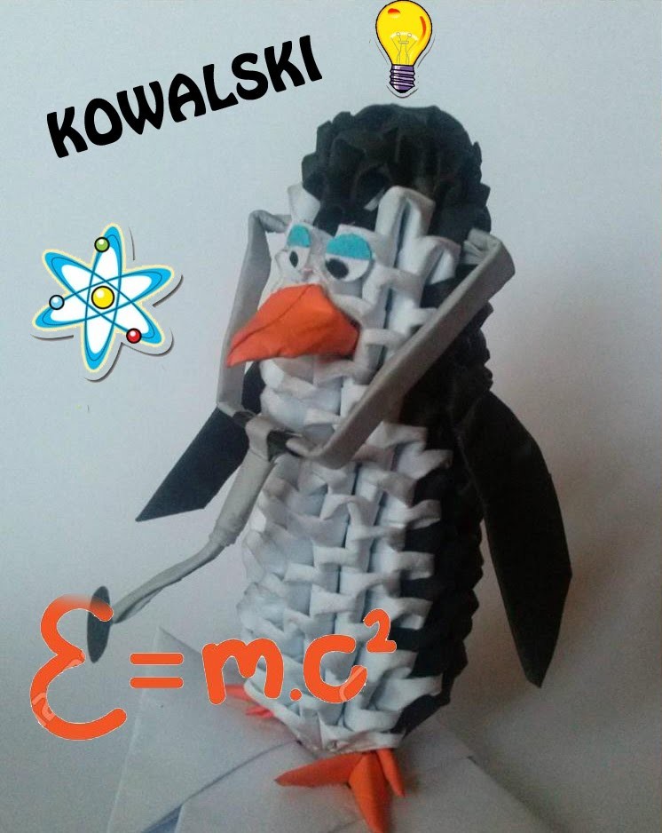 3D ORIGAMI KOWALSKI TUTORIAL PENGUINS OF MADAGASCAR COLLECTION