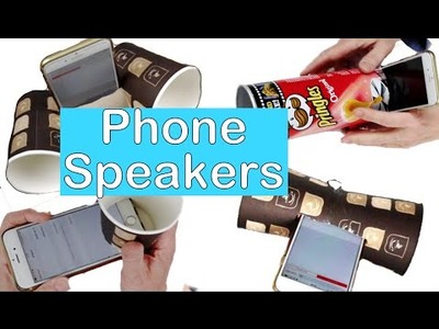 6 phone speaker ideas DIY