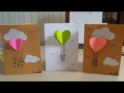 An air balloon card DIY by Stefanie best school in jember