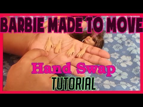 DIY Barbie Made To Move Hand Swap Tutorial - For Ball Jointed Articulated Fashion Dolls