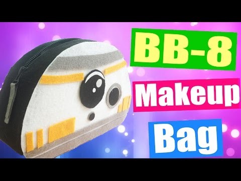 DIY BB-8 Droid Makeup Bag & Pencil Case | NO SEW Project