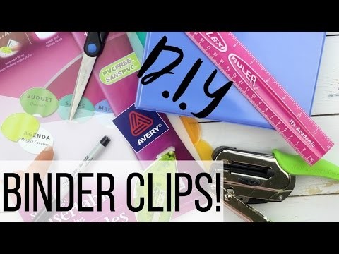 DIY Binder Clips (Sticker Organization) :: PrettyonPaperco
