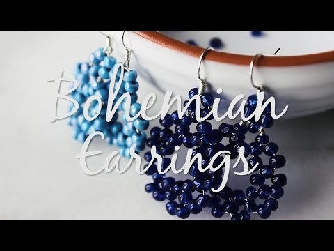 DIY Bohemian Earrings - Boucles d'oreilles boho