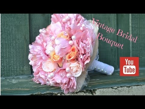 DIY Bridal Bouquet: How to create your own vintage wedding flowers