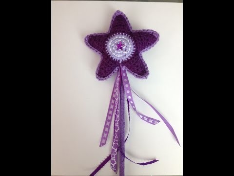DIY Crochet Stuffed Star Wand - Easy, Cute & Fun | Video Tutorial