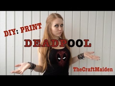 DIY: Deadpool shirt