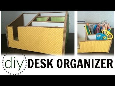 DIY: desk organizer