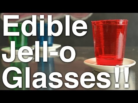 DIY Edible Jell-o Glasses!!