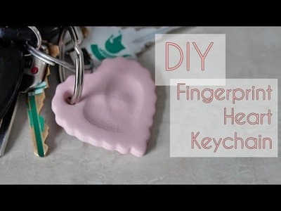 DIY | Fingerprint Heart Keychain