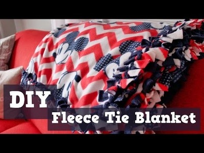 DIY | Fleece Tie Blanket