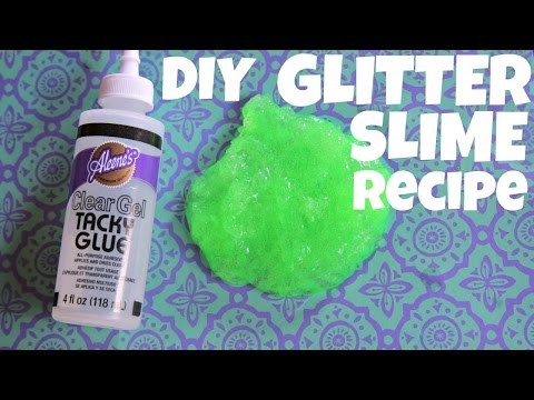 DIY Glitter Slime Tutorial - 4 Ingredients
