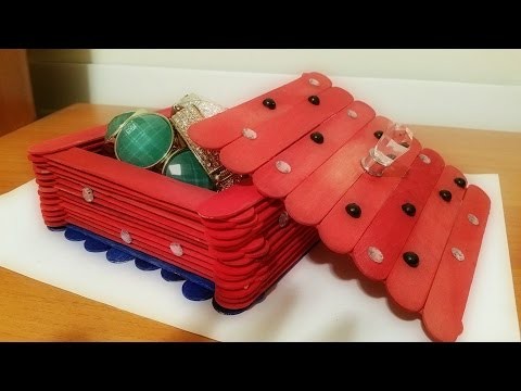DIY Jewelry Box | How To Make a Jewelry Box | Popsicle Sticks Craft Idea