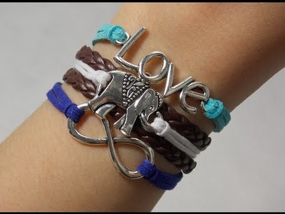 DIY: Layered Bracelet -- Love Elephant Infinity | Cherry Sue Crafts