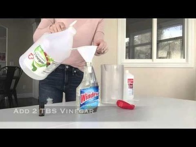 DIY Natural Window and Mirror Cleaner