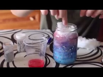 DIY Ornaments, Wow Galaxy in a Jar, Very Simple