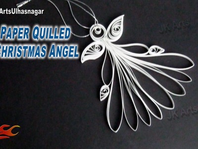 DIY Paper Quilled Christmas Angel | How to make | JK Arts 810