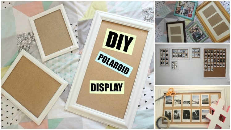 DIY Polaroid Display.Frame Wall | KatChats