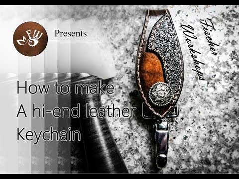 DIY Project and tutorial - Learn How to Make Your Own Handmade Leather Keychain Like a Pro!
