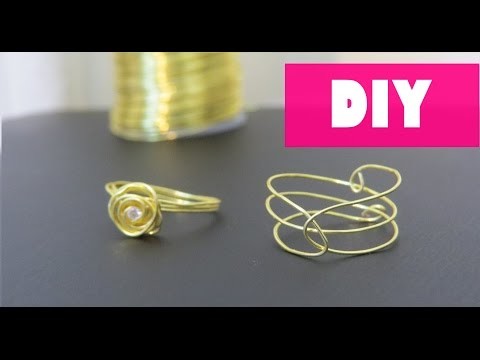 DIY: RINGS WITH WIRE |  Faça seu próprio anel!