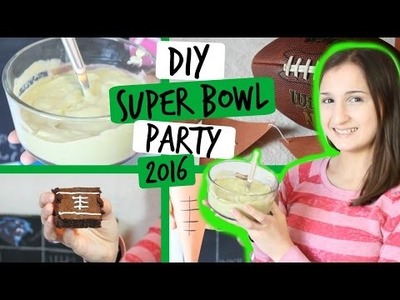 DIY SUPER BOWL PARTY | decorations and snacks