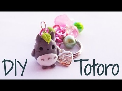 DIY | Totoro keychain polymer clay Tutorial