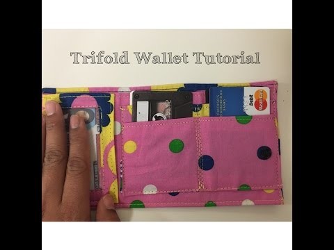 DIY: Trifold Wallet Tutorial