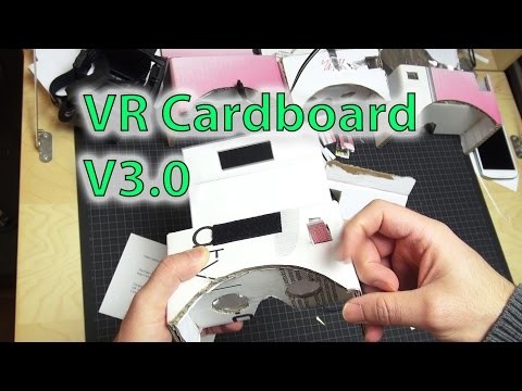 DIY - VR Cardboard Goggles V3.0 (up to 6")