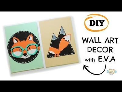 DIY ➳ WALL ART DECOR ➳ LITTLE FOX 