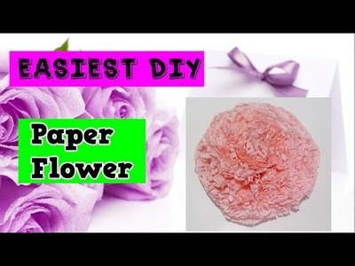 Easiest Way to Make Paper Flower.DIY How to Tutorial by Creative World