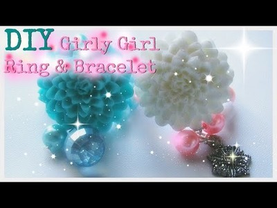 Easy DIY Girly Girl Ring & Bracelet