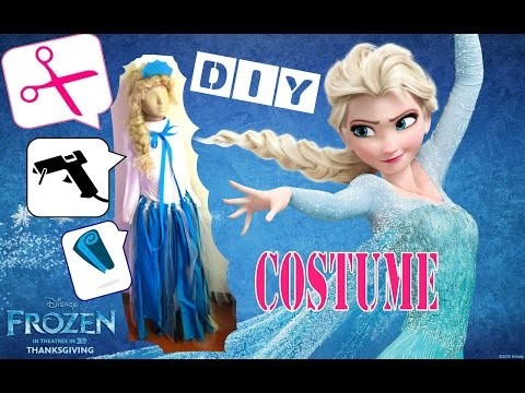 Elsa Frozen DIY Costume - Carnaval Halloween