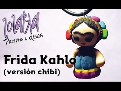 FACIL - EASY - DIY Tutorial Polymer Clay Frida Kahlo (Chibi Version)