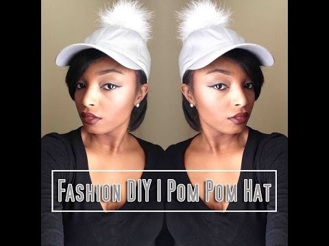 Fashion DIY Pom Pom Hat