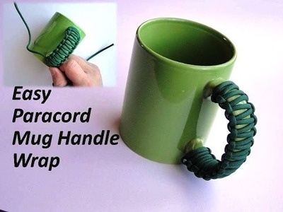 Funny Paracord Use- Mug Handle Wrap-DIY-Kako isplesti dršku od šalice