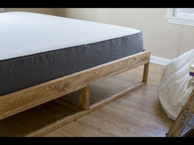 How to build a DIY Mid-Century Bed Frame
