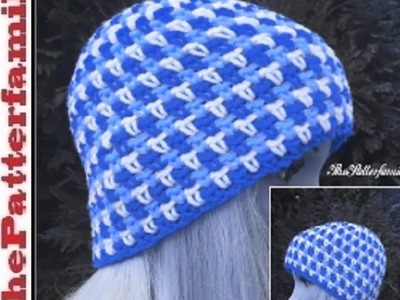 How To Crochet a Beanie Hat Pattern #31│by ThePatterfamily