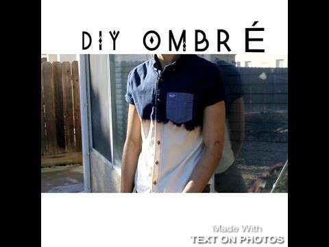 How to: D.I.Y (OMBRÉ) Shirt Tutorial | TeenStyle